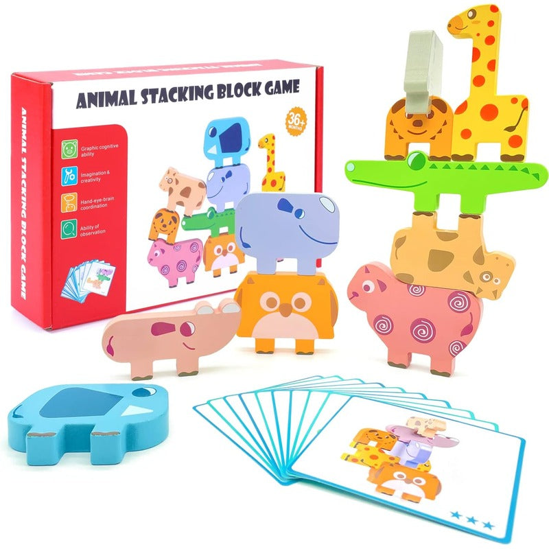 Animal stacking game - stimulate the senses