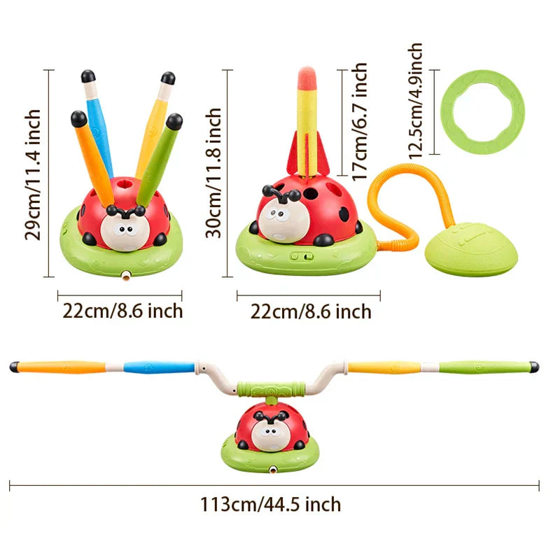 Ladybug Fun Set - three-in-one adventure!