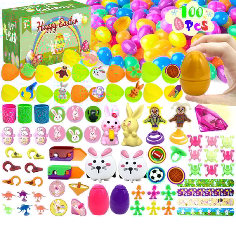Pre-filled toy Easter eggs