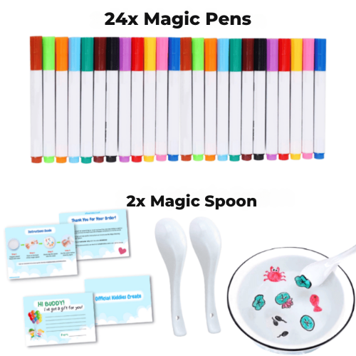 Magical coloring pens