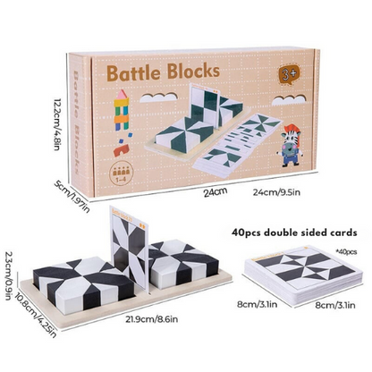 Wooden hidden block puzzle