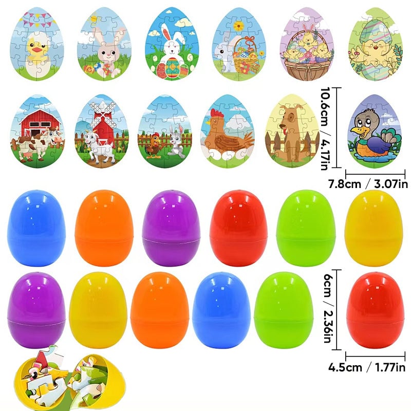 Pre-filled toy Easter eggs