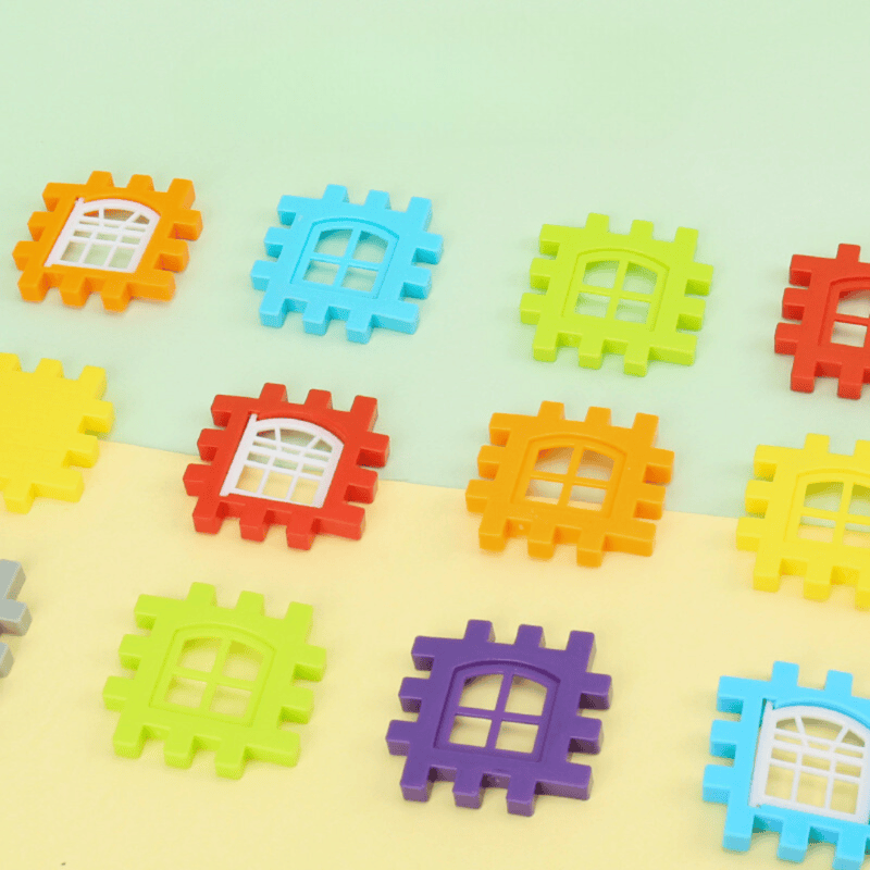 Montessori Window Building Blocks for Children