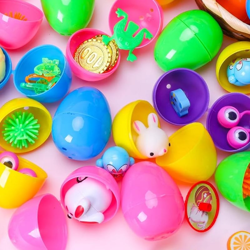 Pre-filled toy Easter eggs