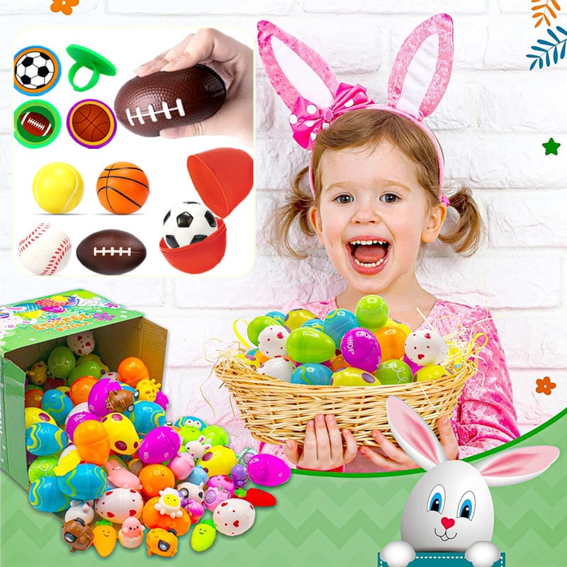 Pre-filled toy Easter eggs