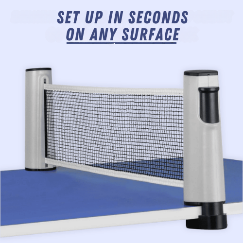 Portable ping pong set