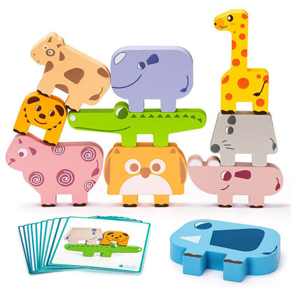 Animal stacking game - stimulate the senses
