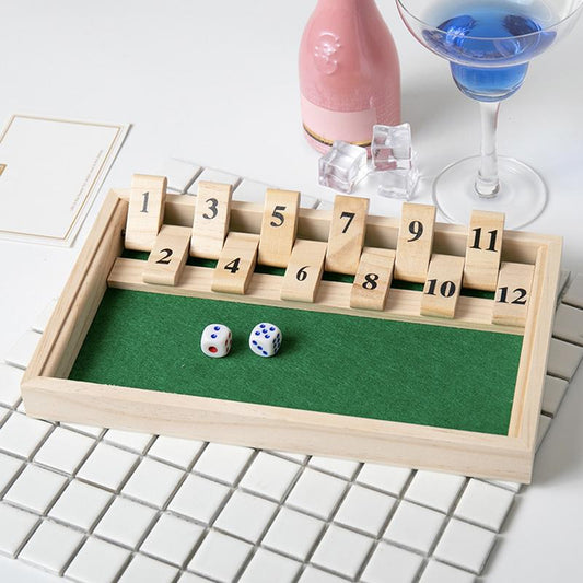 Shut The Box Game - Fun tabletop game for adults and children