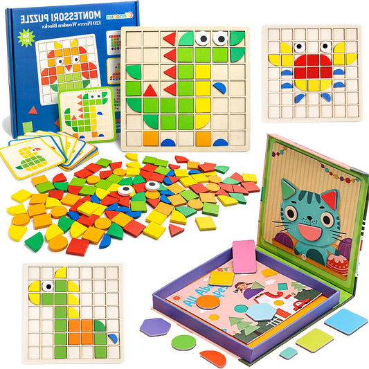 Mosaic puzzle - playfully developing