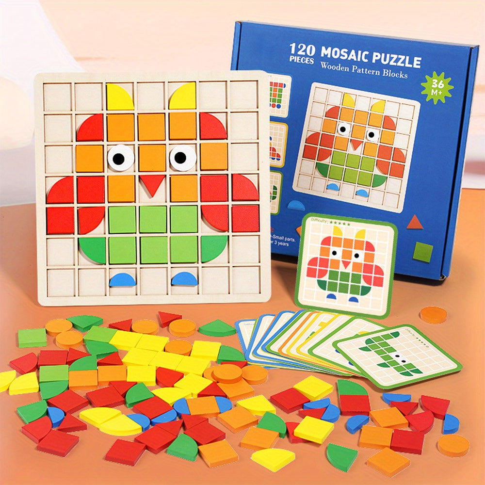 Mosaic puzzle - playing to develop