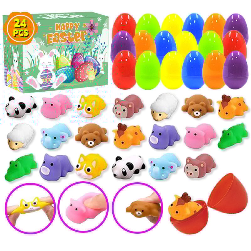 Pre-filled toy Easter eggs