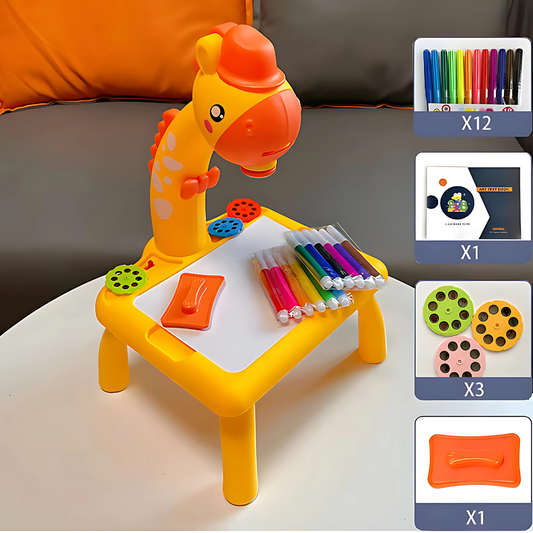 Giraffe drawing projector