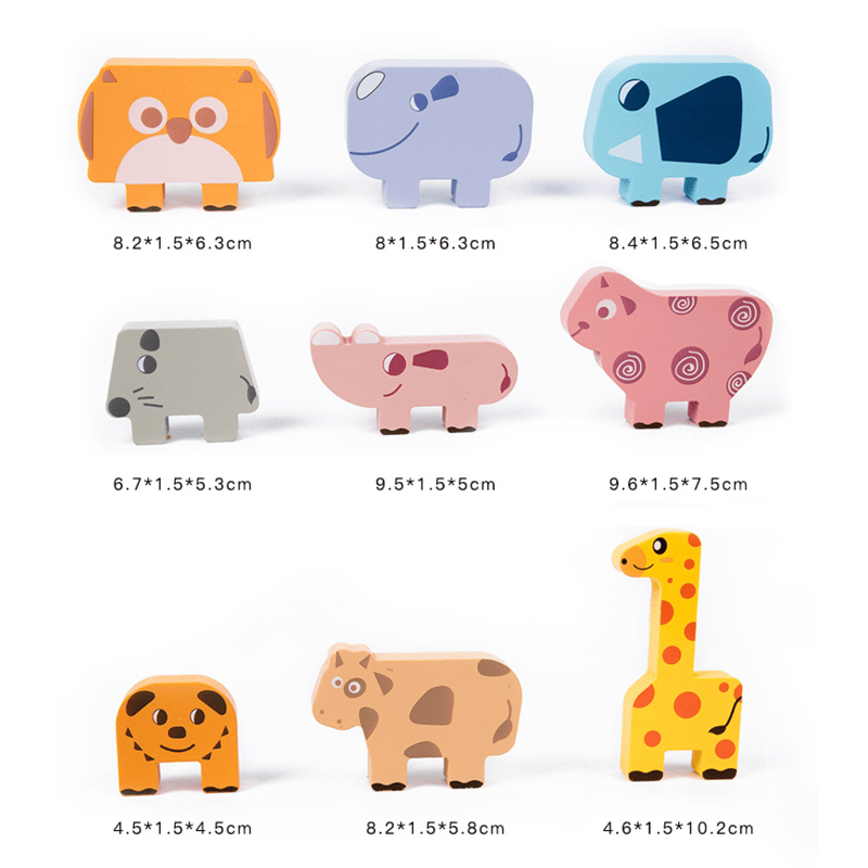 Animal stacking game - stimulate the senses